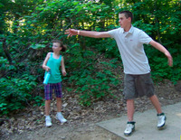 Disc-golf with the Youth